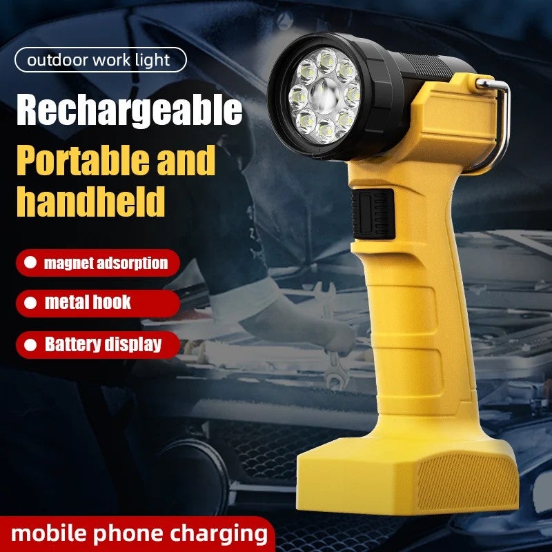 Bluejw Super-Bright LED Work Light - Handheld Flashlight for Car Repair, Emergency & Camping - Portable Inspection Lamp - Image 5